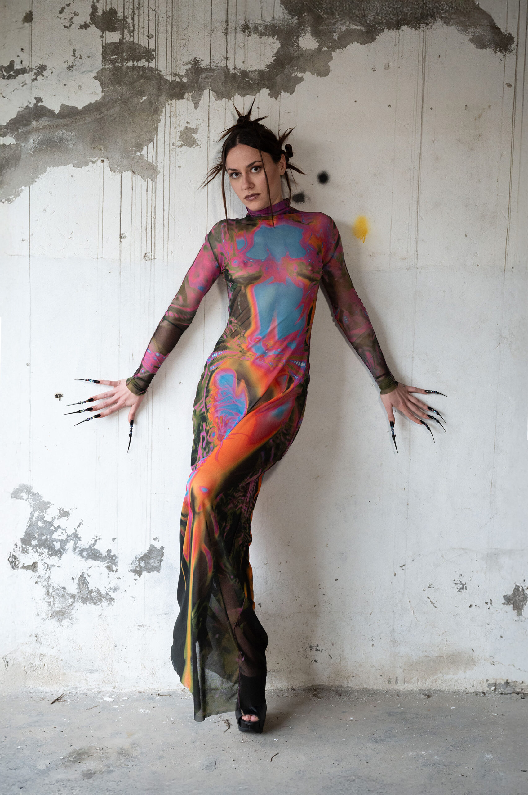 Femmedom Dress - Hot Shade